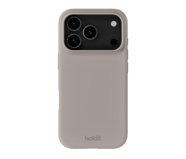 Holdit Silicone Case iPhone 17 Pro Taupe - 1361715 - zdjęcie